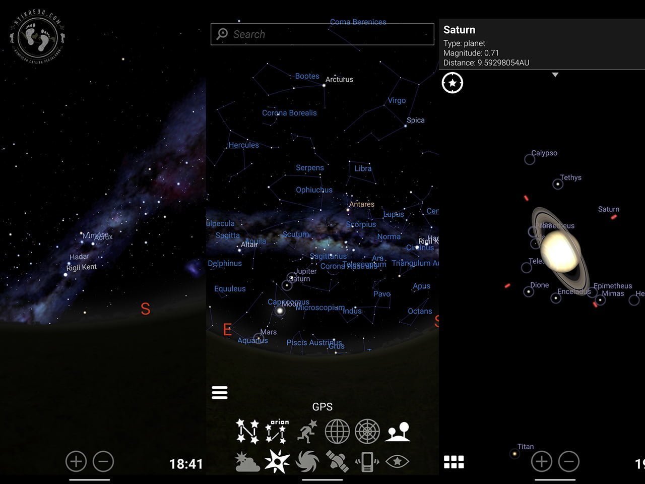 Stellarium Mobile untuk Memotret Milky Way
